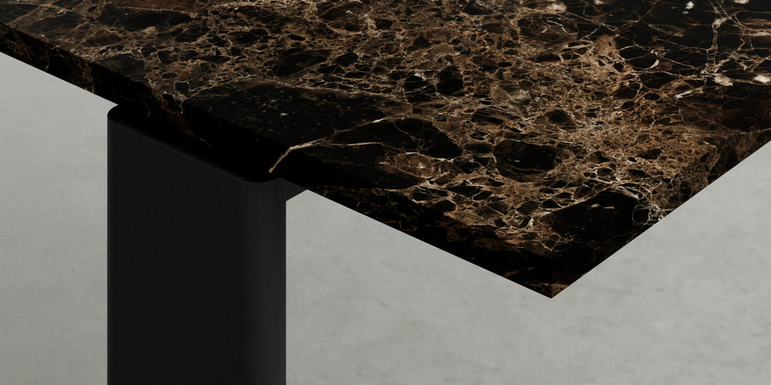 Emperador Sort Ask ⦙ <i> Firkantet</i>